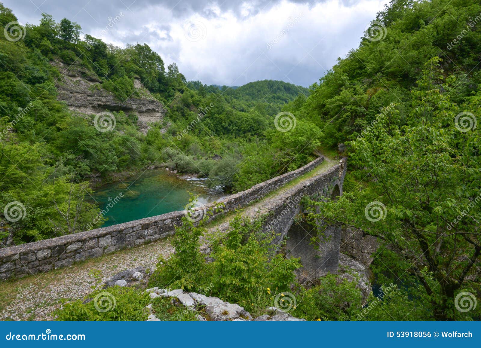 danilo's bridge over mrtvica river, montenegro